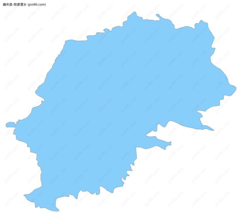 陈家营乡边界地图