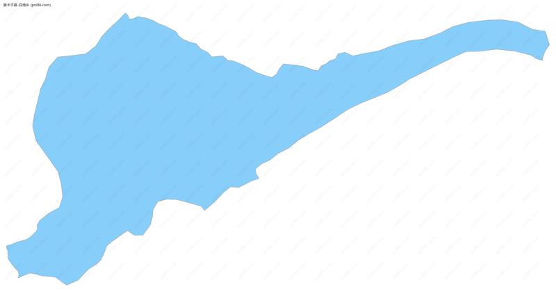 白地乡边界地图