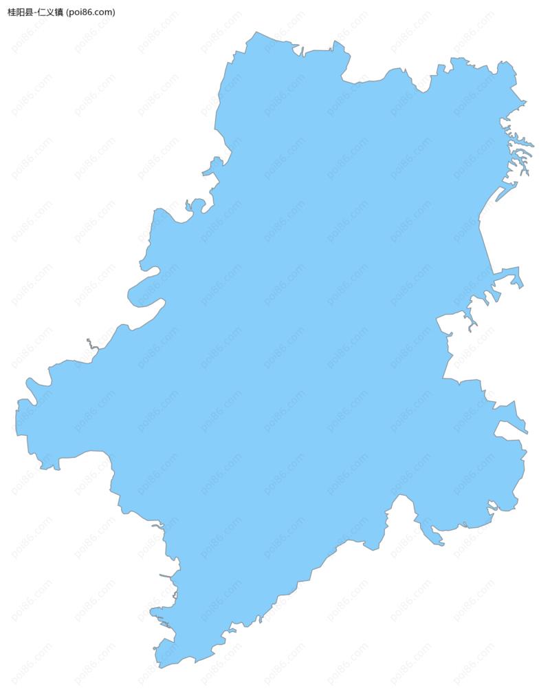 仁义镇边界地图