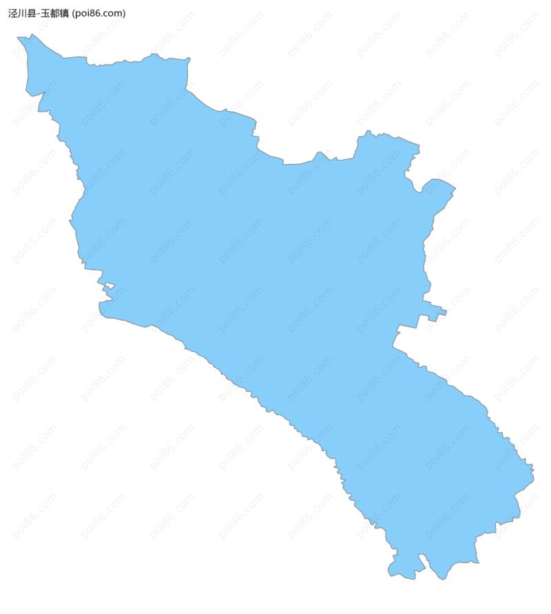 玉都镇边界地图