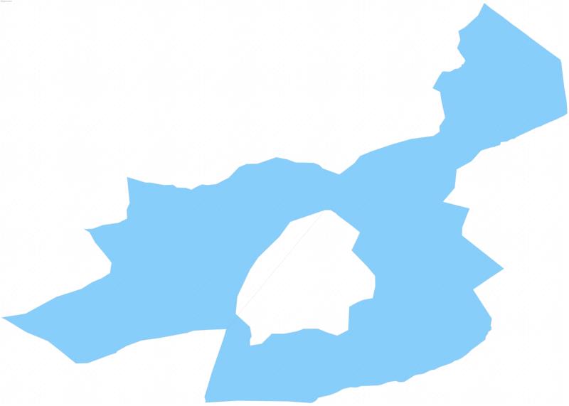 双井子乡边界地图