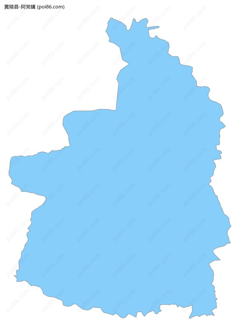 阿党镇边界地图