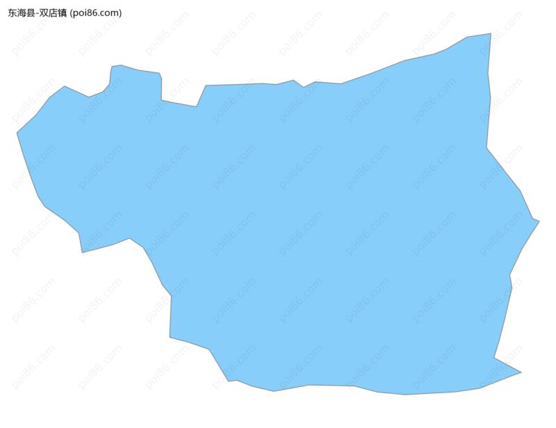 双店镇边界地图